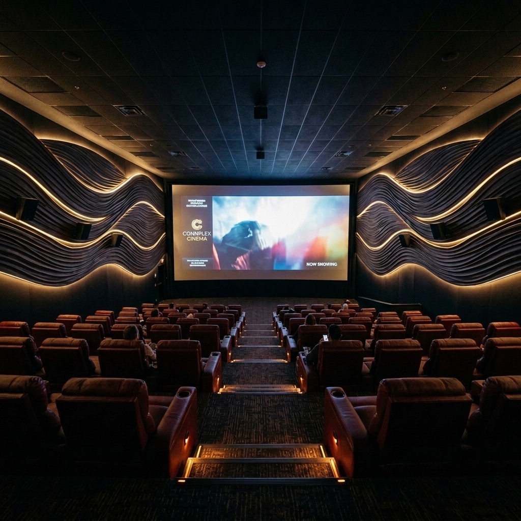 Premium wave-design auditorium