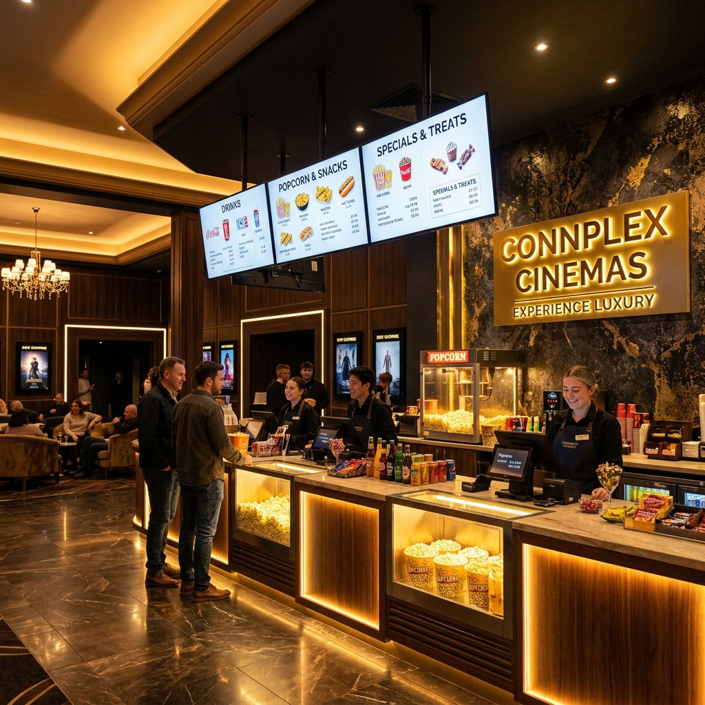 Connplex Cinema Lobby Background