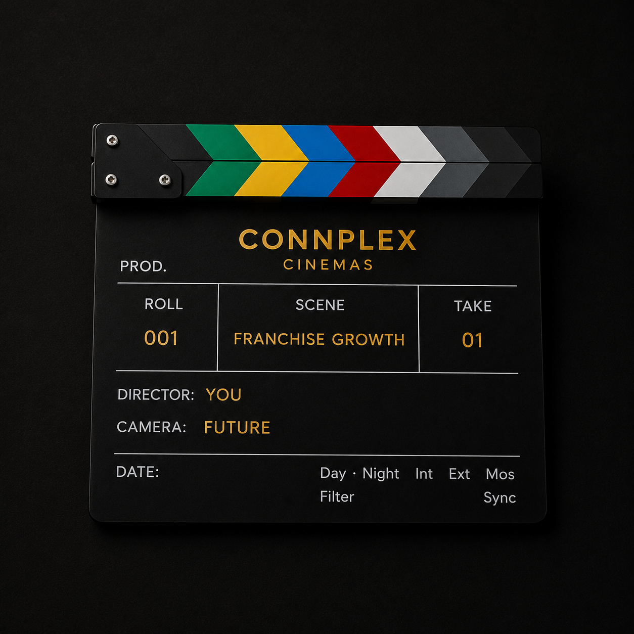 ACRYLIC CLAPPERBOARD